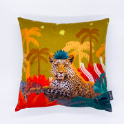 Sandy Leopard Explorer Cushion Cover