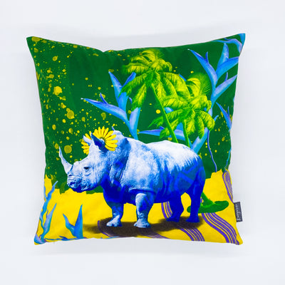 Banana Rhino Explorer Cushion Cover