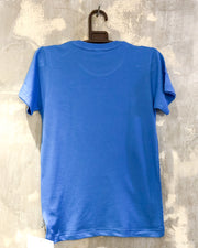 Kids Blue T with Roam Free Print