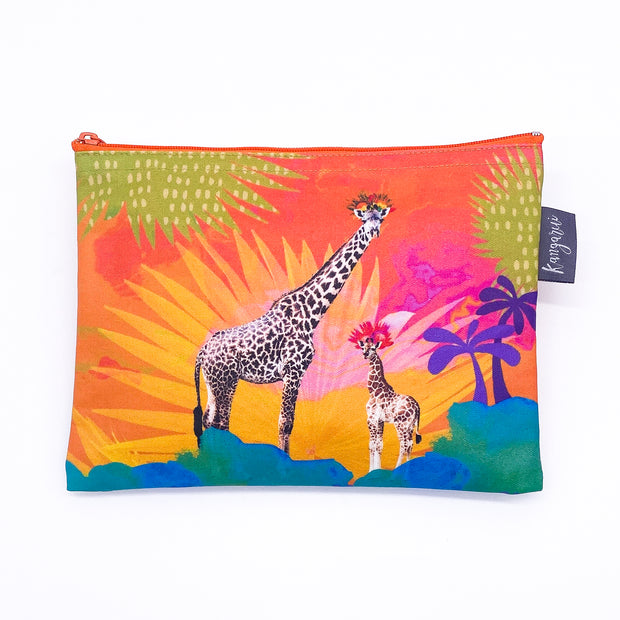 Rainbow Giraffe Pouch