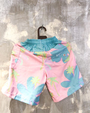 Unisex shorts with Tropical Pink Print