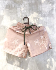 Unisex shorts with Tropical Beige Print