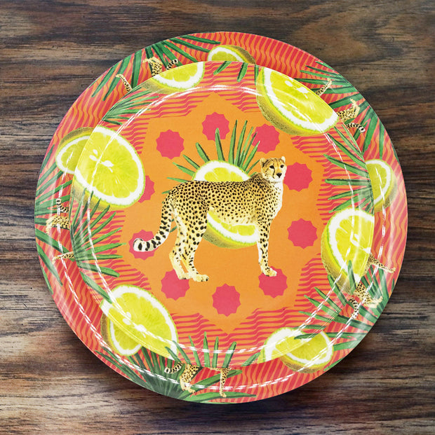 Lemon Cheetah Large Adventure Plate