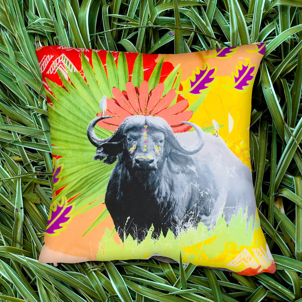 Charming Buffalo Explorer Cushion Cover