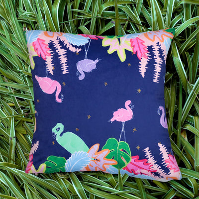 Flamingo Jungle Explorer Cushion Cover