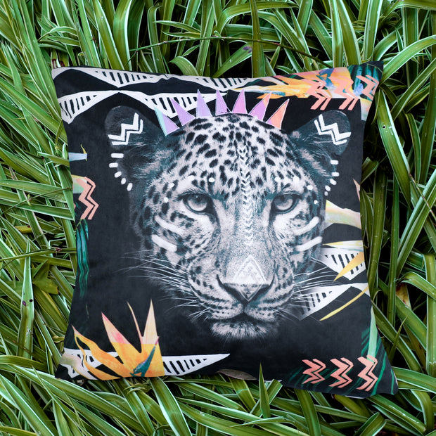 Fierce Leopard Explorer Cushion Cover