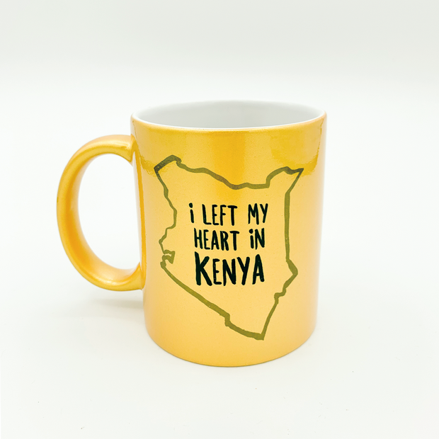 I Left My Heart in Kenya Sunshine Mug