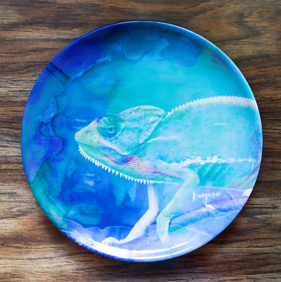 Curious Chameleon Adventure Plate