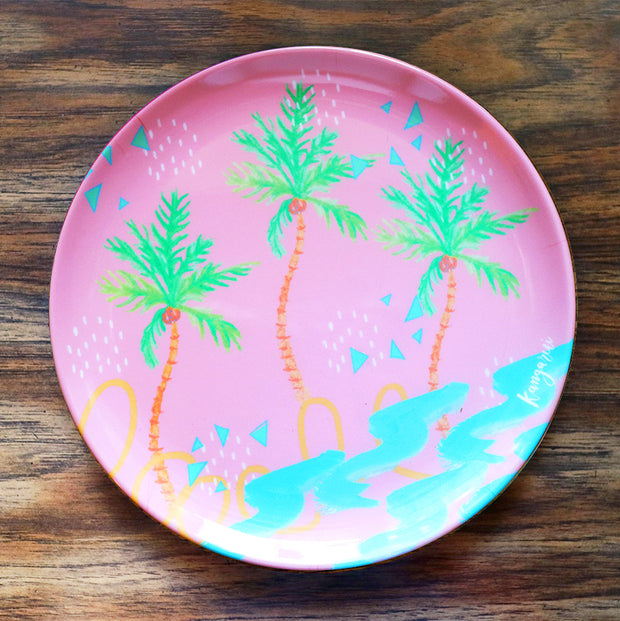 Tropical Palms Adventure Plate
