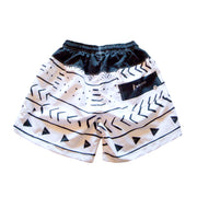 Unisex shorts with Mud Cloth Print